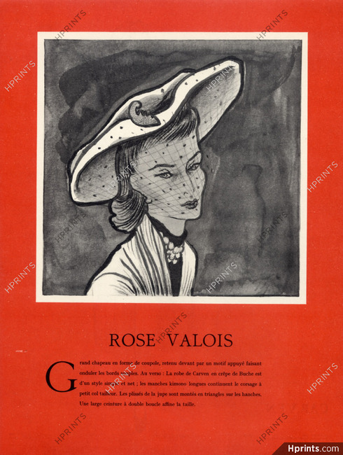 Rose Valois 1948 Pierre Louchel