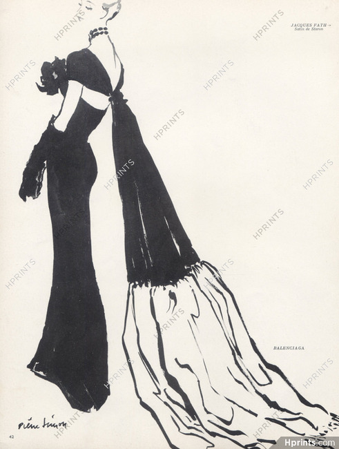 Balenciaga 1953 Evening Gown, Pierre Simon