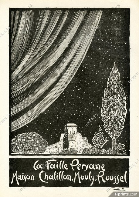 Chatillon Mouly Roussel 1926 "La Faille Persane" Geo Dorival
