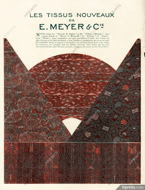 E. Meyer & Cie 1924 Les Tissus Nouveaux