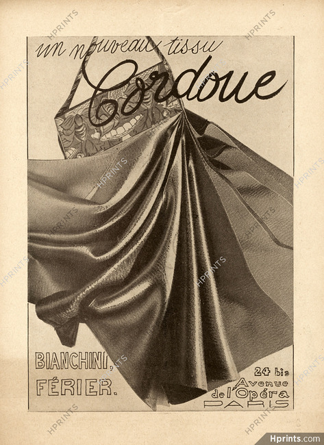 Bianchini Férier 1924 "Cordoue", Raoul Dufy