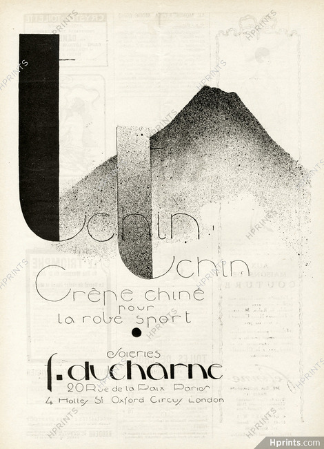 Ducharne 1926 Crêpe "Tchin Tchin"