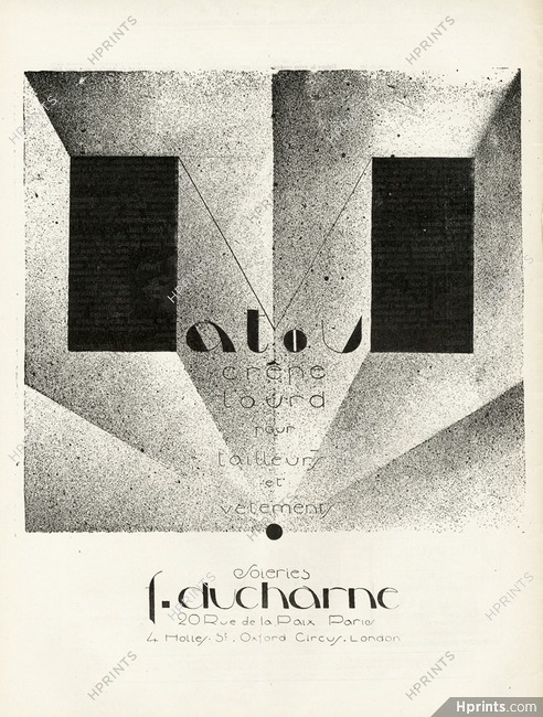 Ducharne 1926 Crêpe "Matou"