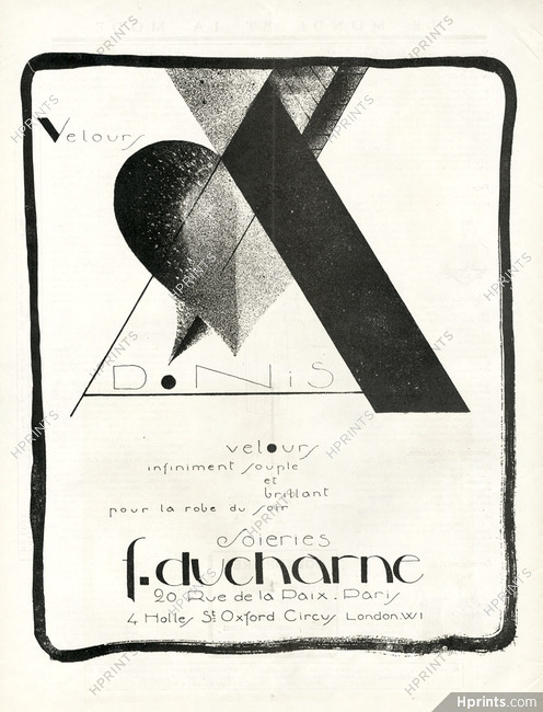 Ducharne 1926 Velours "Adonis"