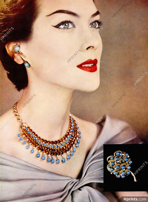 Cartier (Necklace, Brooch, Earrings) 1954