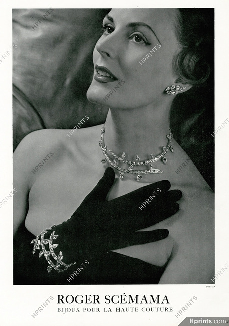 Roger Scémama 1951 Necklace, Bracelet, Earrings