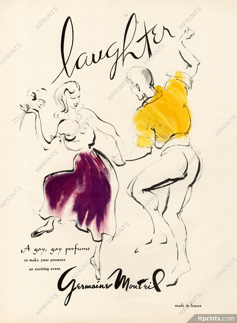 Germaine Monteil 1949 Laughter, Vertès