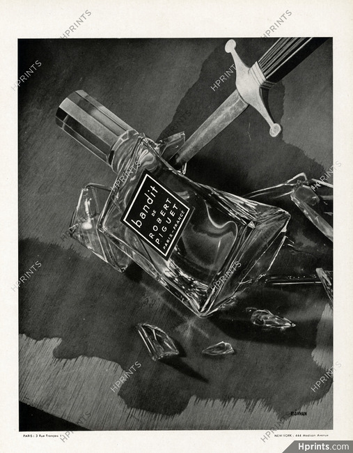 Robert Piguet (Perfumes) 1947 Bandit, Photo P. Jahan