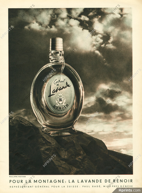 Renoir (Perfumes) 1945 Lavande, Photo Philippe Pottier (L)