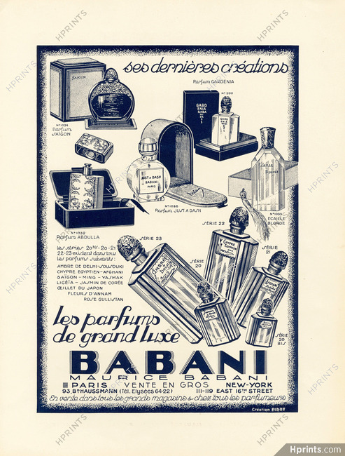 Babani (Perfumes) 1929