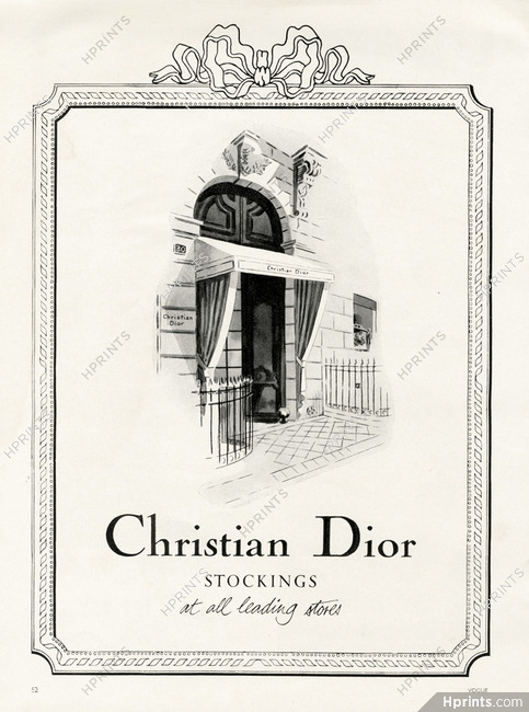Christian Dior (Lingerie) 1958 Stockings, Store