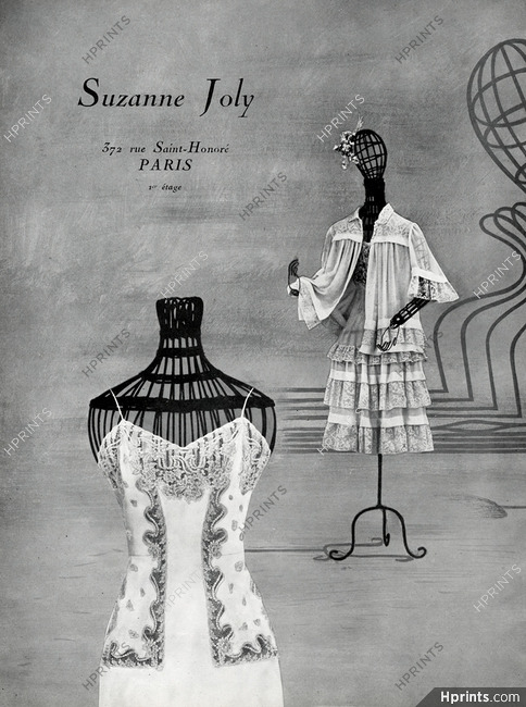 Suzanne Joly (Lingerie) 1956 Nightgown