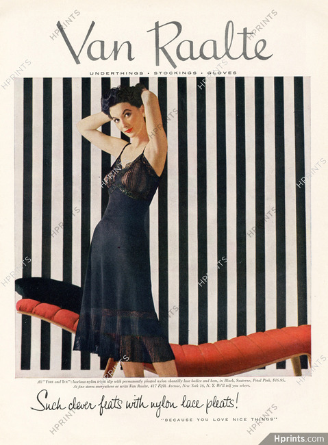 Van Raalte (Lingerie) 1952 Nightgown