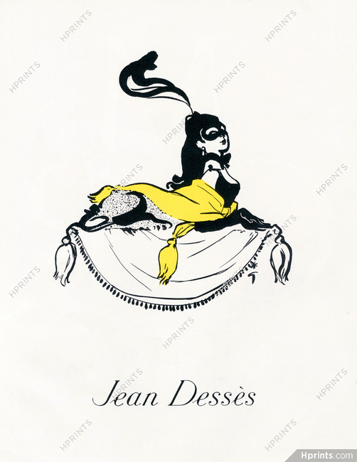 Jean Dessès 1953 René Gruau, Sphinx