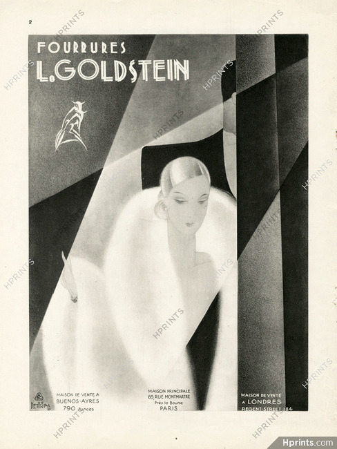 L. Goldstein (Fur Clothing) 1930 Petitjean (ABC)
