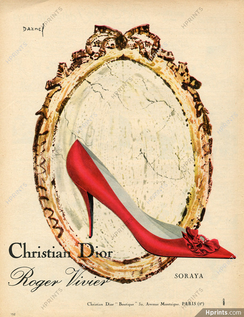 Christian Dior (Shoes) 1962 Roger Vivier, Darnel
