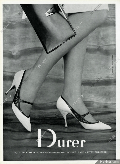 Durer (Shoes, Handbag) 1962 Photo Huard