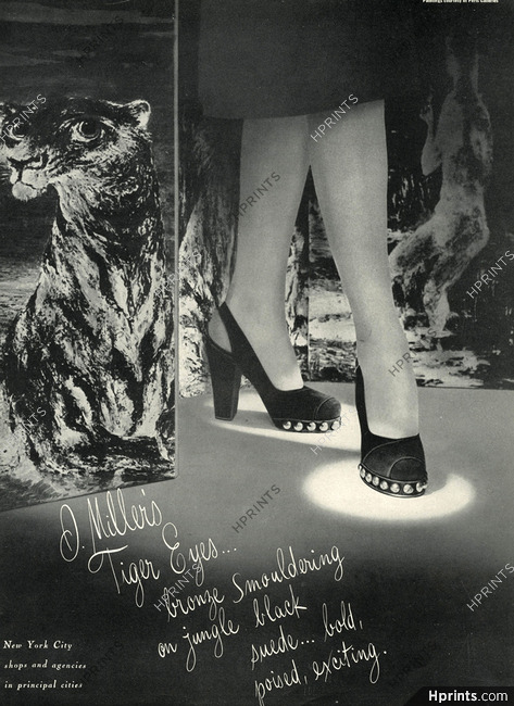 I. Miller (Shoes) 1945 Tiger