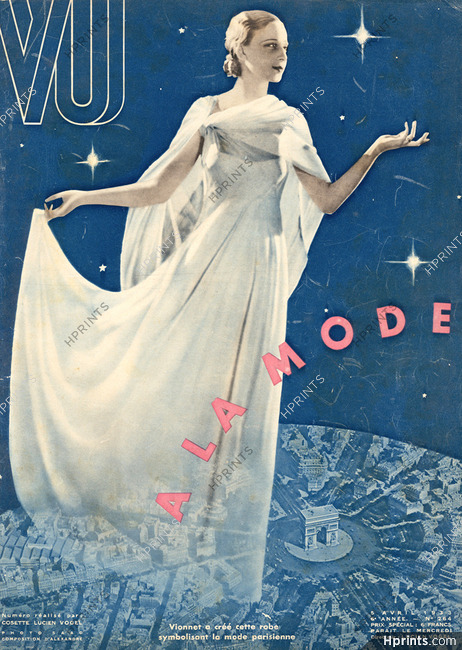 Madeleine Vionnet 1933 Evening Gown, Photo Georges Saad