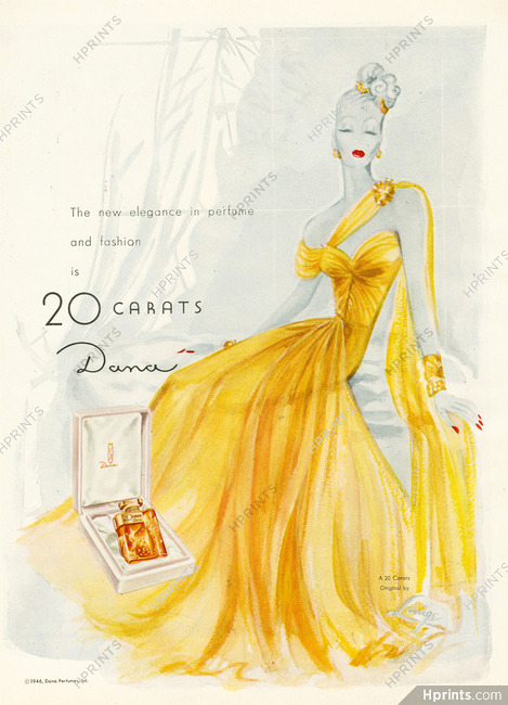 Dana 1946 20 Carats, Evening Gown, Lange