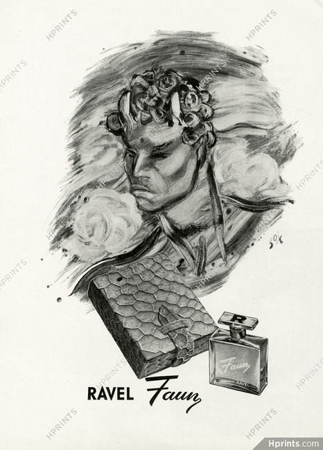 Ravel (Perfumes) 1946 "Faun", Fernando Bosc