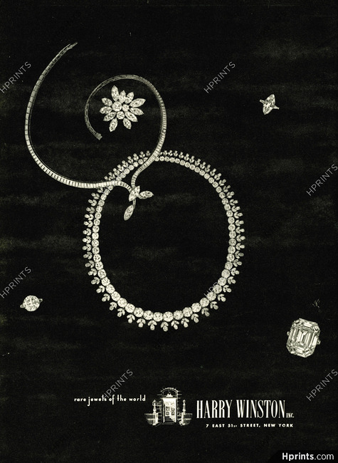 Harry Winston 1953 Necklace, Rings, Clip