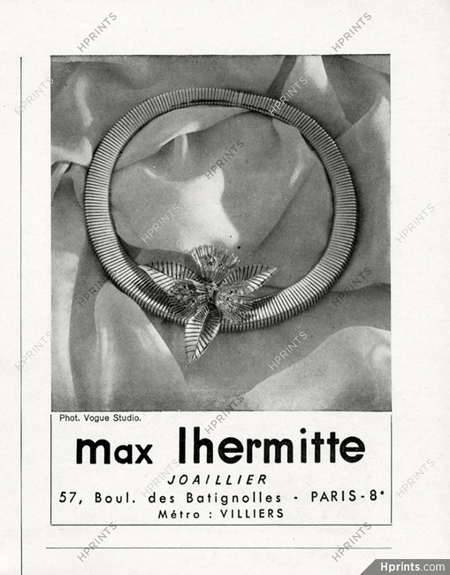 Max Lhermitte (High Jewelry) 1948