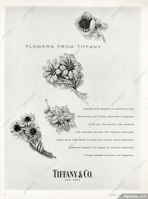 Tiffany & Co. (High Jewelry) 1959 Flowers Clips
