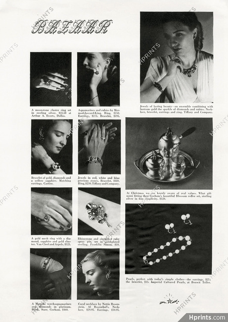 Cartier, Tiffany & Co., Van Cleef & Arpels, Black Starr And Gorham, Imperial Pearls 1942