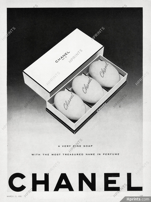 Chanel (Soap) 1956 — Cosmetics — Advertisement