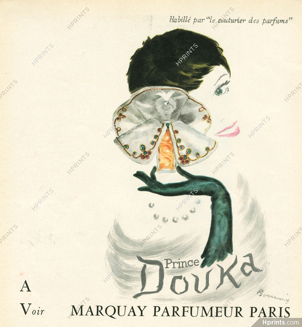 Marquay (Perfumes) 1953 "Prince Douka"