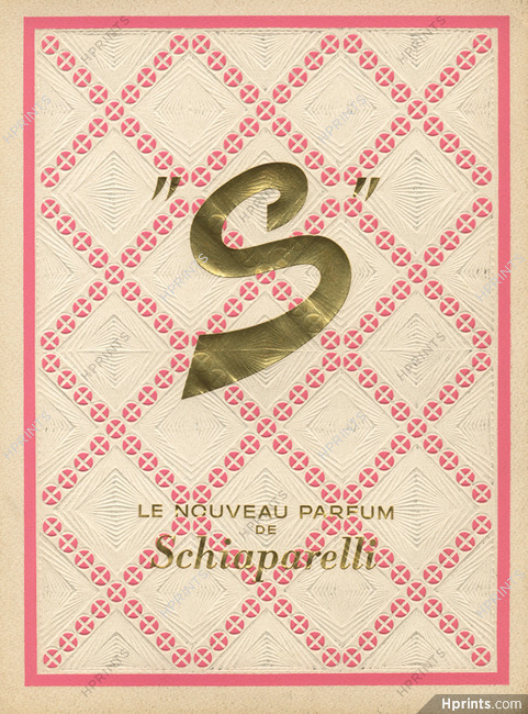 Schiaparelli (Perfumes) 1961 Le Nouveau Parfum ''S''