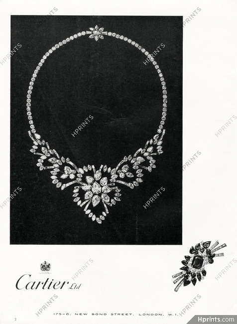 Cartier Ltd 1962 Necklace, Brooch