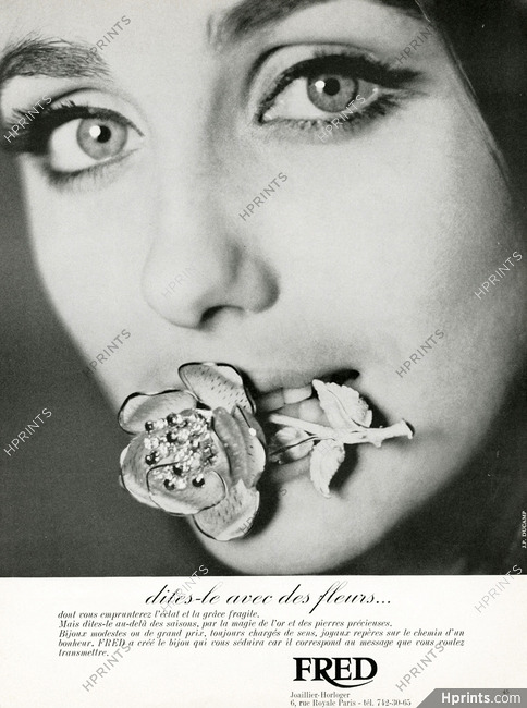Fred 1966 Flower clip