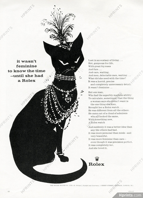 Rolex 1959 Cat (English text)