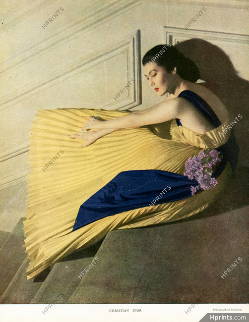 Christian Dior 1949 Evening Gown, Alla Ilchun, Harry Meerson Fashion Photography