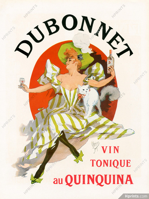 Dubonnet 1950 Jules Cheret, Art Nouveau