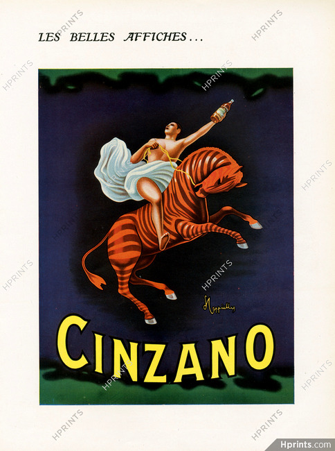 Cinzano (Drinks) 1950 Circus Rider, Cappiello