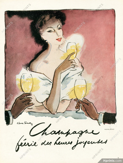 Le Champagne 1948 Féerie des Heures Joyeuses, Pierre Simon