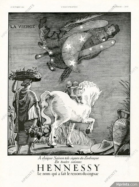 Hennessy 1934 Vierge (Virgo) Zodiac, Horse