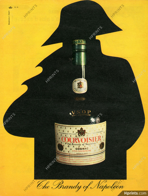 Courvoisier (Brandy, Cognac) 1959 Napoleon Ier, Ektachrome Coquin
