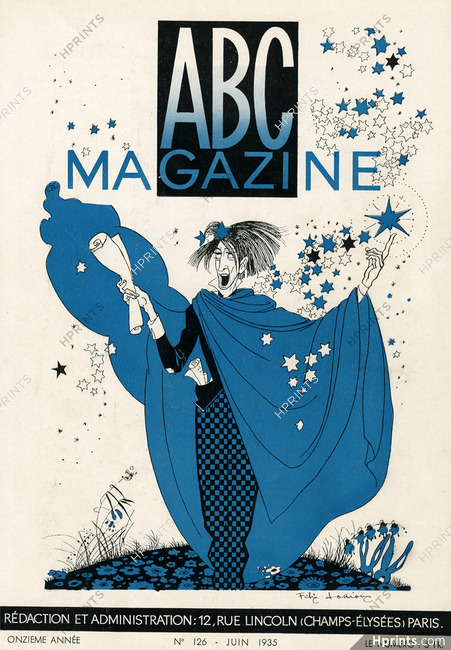Felix Lorioux 1935 Cover, Magicien