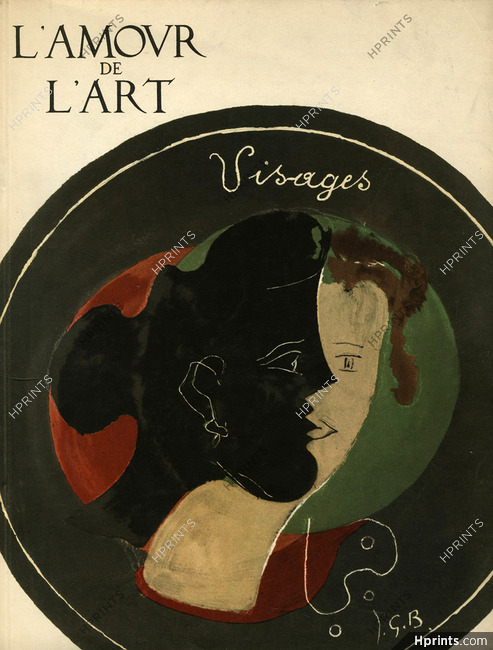 L'Amour de l'Art 1946 Cover, "Visages", Portraits