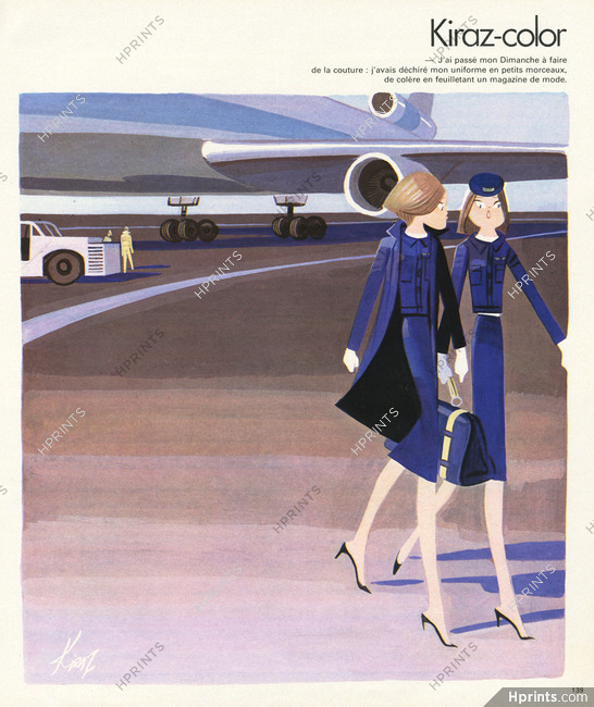 Edmond Kiraz 1977 Hôtesse de l'Air, Stewardess