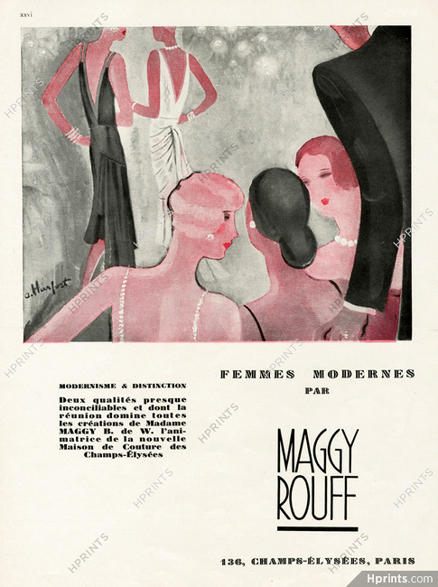 Maggy Rouff 1929 André Harfort