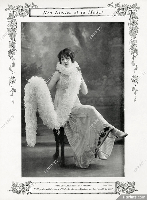 Ève Lavallière 1912 Photo Talbot