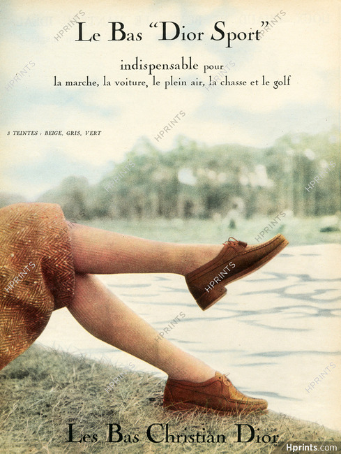 Christian Dior (Stockings Hosiery) 1953