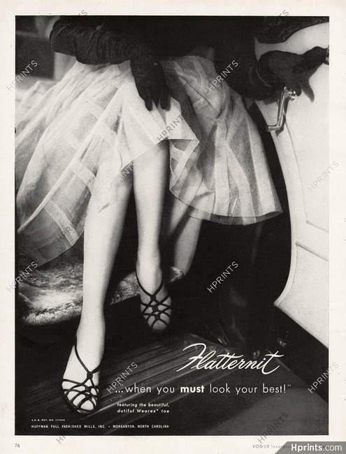 Flatternit (Hosiery, Stockings) 1952