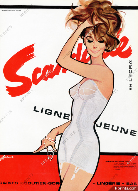 Scandale (Lingerie) 1963 Pierre Couronne, Combiné 1002