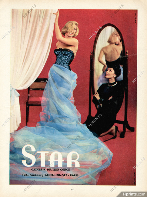 Star (Lingerie) 1958 Combiné, Fitting